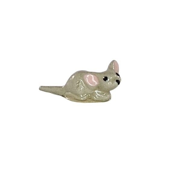 Hagen Renaker Baby Mouse Rat Miniature Figurine #180 Cute Rodent - Picture 1 of 8